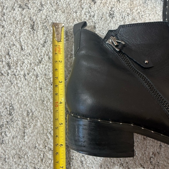 Sendra studded size 7 EUC near new Black Ankle Booties with Zipper - Picture 12 of 15
